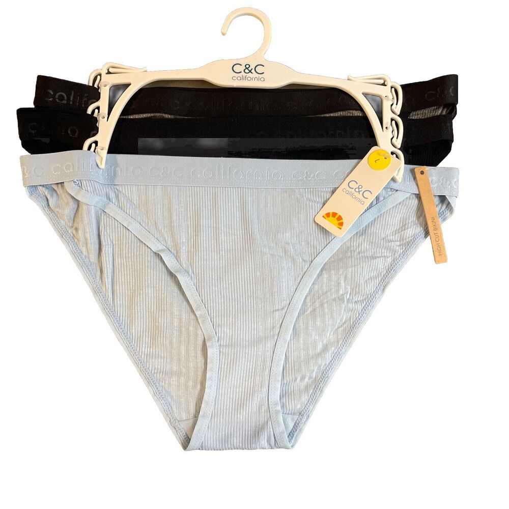 C & C California Women’s High Cute Bikini Large 3 Pack $32 Rayón